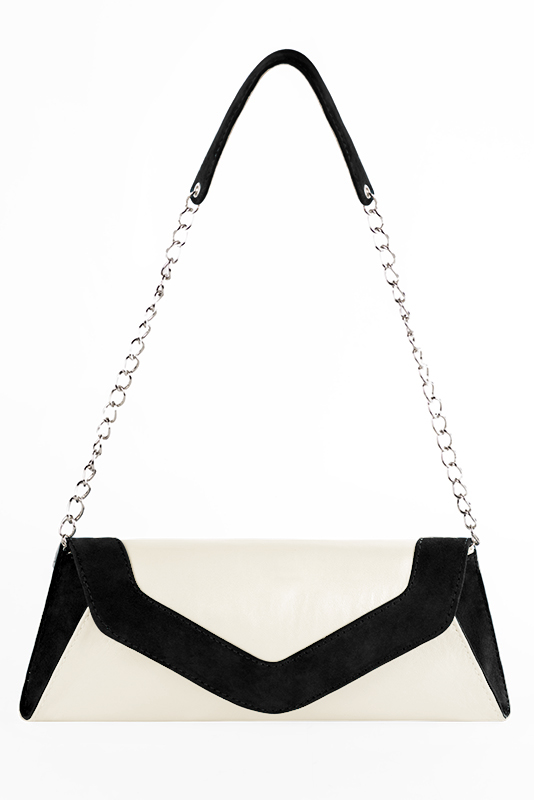 Pochette noire sale et blanche